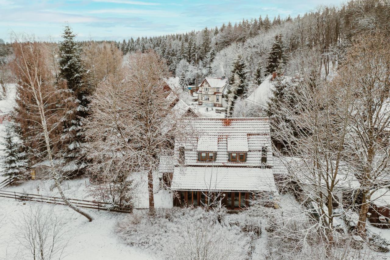 Harzchalet An Der Brockenbahn 2B Elend Exteriér fotografie